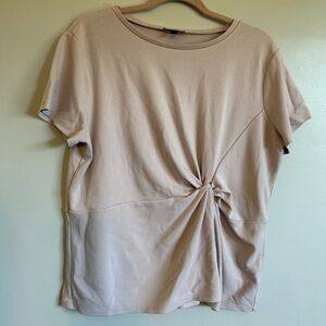 Express Textured Knotted Top